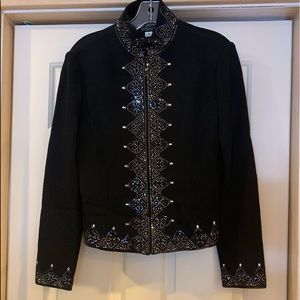 St. John Evening by Marie Gray black Pant Suit